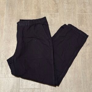 Uniqlo Linen Blend Men's Dark Chinos